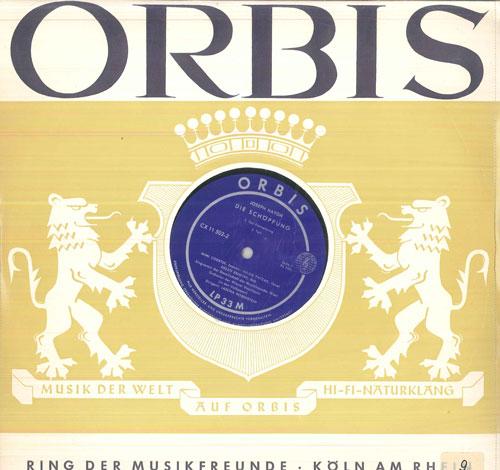 

LP Запись ЯША ХОРЕНШТЕЙН, ОРКЕСТР ВЕНЫ - Гайдн Сотворение мира - 2 часть CX115022 ORBIS Германия Классика Б/У