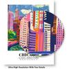 Eleville 8X10 Unframed Chicago Skyline Illinois United States World Tour Travel Family Vacation Art Print Poster Wall Office Home Decor mgn017