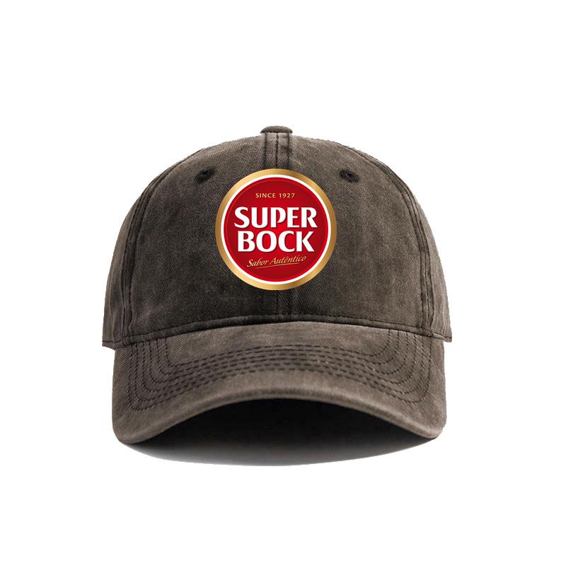 Super Bock Distressed Baseball Cap Cool Unisex Retro Outdoor Summer Adjustable Dad  Super Bock Since 1927 Hat