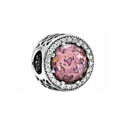 Shining Heart Charm Women Charm Deep-Pink 791725NBP