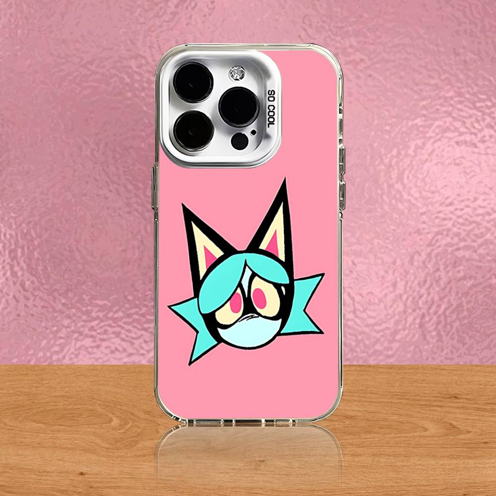 Anime P-Psychocuties Phone Case For iPhone 16,15,14,13,12,11,Pro,Max,Plus,Mini,SE White Candy Matte Shockproof Cover iPhone11