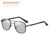 aoron Polarized Sunglasses Men's Fashion Double Beam Metal Sunglasses Outdoor Cycling Sunglasses