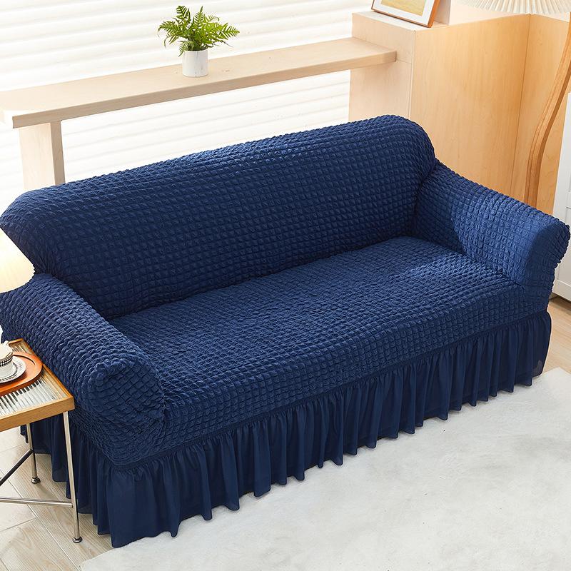 Luxury Seersucker Universal Sofa Cover Lazy High Elastic Sofa Cover Cover All-inclusive Cat Scratch Four Seasons General Anti-slip.