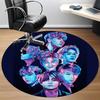 1PC K-pop Office Round Rug, Non-slip, Soft and Durable Office Rug for Interior Decoration, Perfect for Office Yy250915026