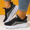 New Hot Selling Women's Vulcanized Shoes Color Matching Mesh Breathable and Comfortable Lace Up Women's Shoes Zapatos