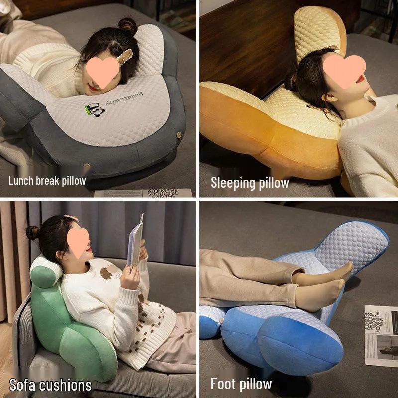 Ice Bean Soft Headboard Cushion: Protective Lumbar Support and Reading Pillow for Pregnant Women, Sofas, Beds, and Dorms.