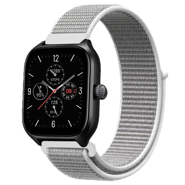 20mm 22mm Nylon Loop Band For Amazfit GTS 4/3/3pro/2e/GTS 2 Mini/GTR 4 47mm/GTR 2/Stratos 2 3 Strap For Amazfit Bip 3 Pro Correa