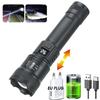 High Power Flashlight Strong Light Long Range LED Flash Light USB Rechargeable Telescopic Zoom Outdoor Camping Riding Lantern