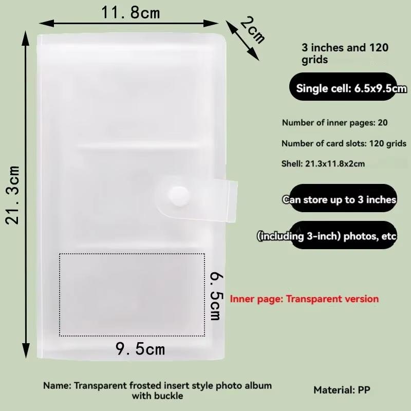 Polaroid Photo Album Contents 120/240 Slot | Polaroid Album Photo Book | Postcard Photo Storage | Card Album | COD