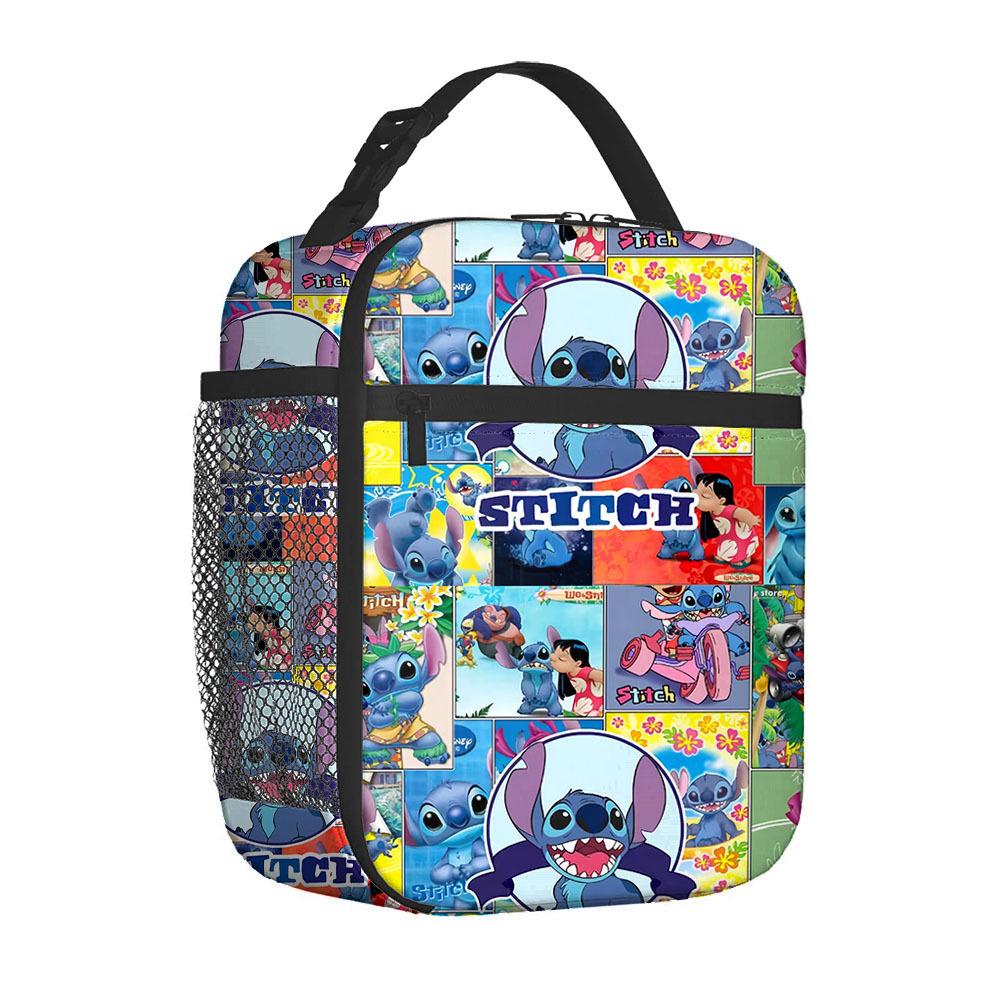 Qi Portable Lunch Bag Primary And Secondary School Students Full Printed Meal Bag Ice Bag Picnic Ice Bag