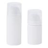 15Ml 30Ml 50Ml Plastic Travel Bottles Cream Refillable White Airless Pump Emulsion Vacuum Lotion Bottle Makeup Cosmetics For Gel