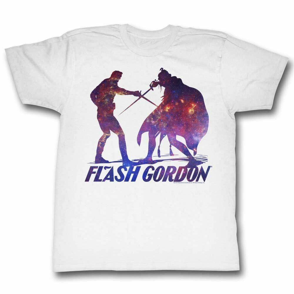 

Flash Gordon Silhouphite White T-Shirt XL