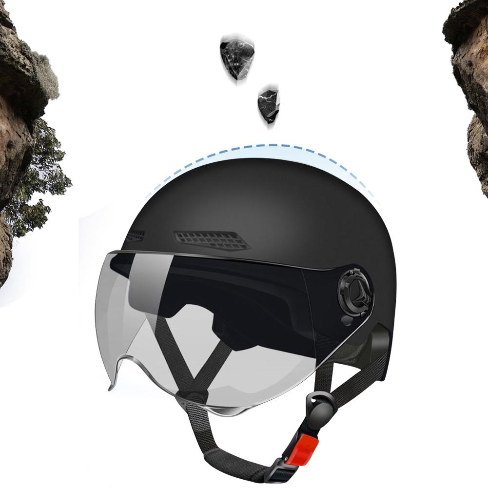 Electric Bike Helmet Cycling Safety Helmet Adjustable Lightweight Bicycle Helmet Breathable Detachable Lining for Summer