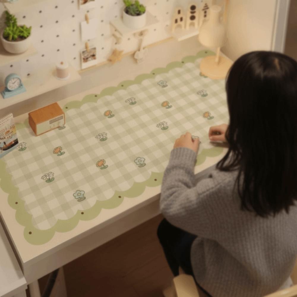 Waterproof Desk Mat Cartoon Keyboard Mat Study Cushion Table Protector Classroom