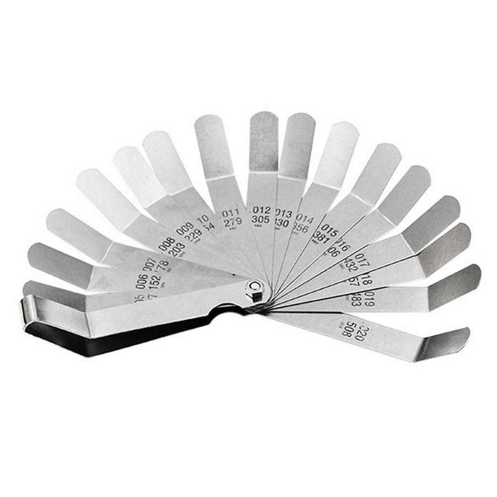 0.005-0.020 Inch Feeler Gauge 0.127-0.508mm 1 Set Easy To Use