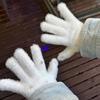 Star Pattern Gloves Winter Women Student Riding Finger Gloves Cute Fleece Lined Thick Warm Mink Plush