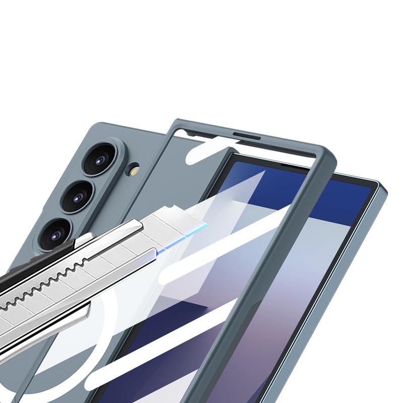 Luxury Magnetic All-included for Magsafe Case for Samsung Galaxy Z Fold 8 Ultra 7 6 5G Glass Screen Camera Protection Fit Cover