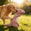 Pet Toy Dinosaur Shape Bite-Resistant Plush Dog Chew Toy with Built-in Sound Device Soft Interactive Stress Relief Toy