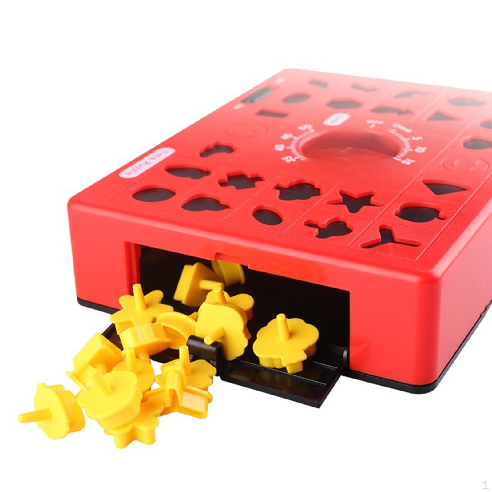 

Детская игра-головоломка по форме с функцией времени, интерактивный подарок, головоломка, родитель-ребенок