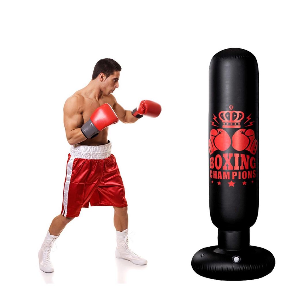 1.6M entraînement Fitness MMA boxe autoportant sac de boxe support sacs gonflables vitesse ajustement adultes enfants