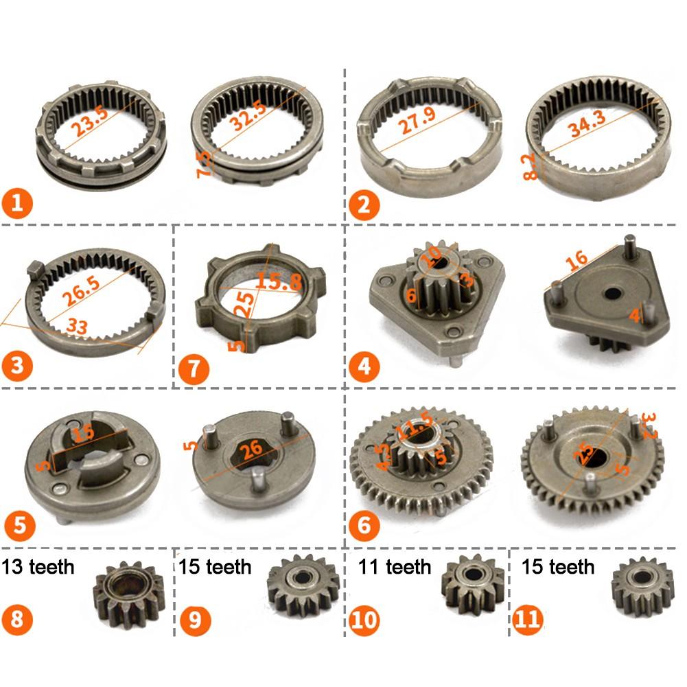 Sliver Colored Brushless Lithium Electric Drill Gear Set with Fine Workmanship