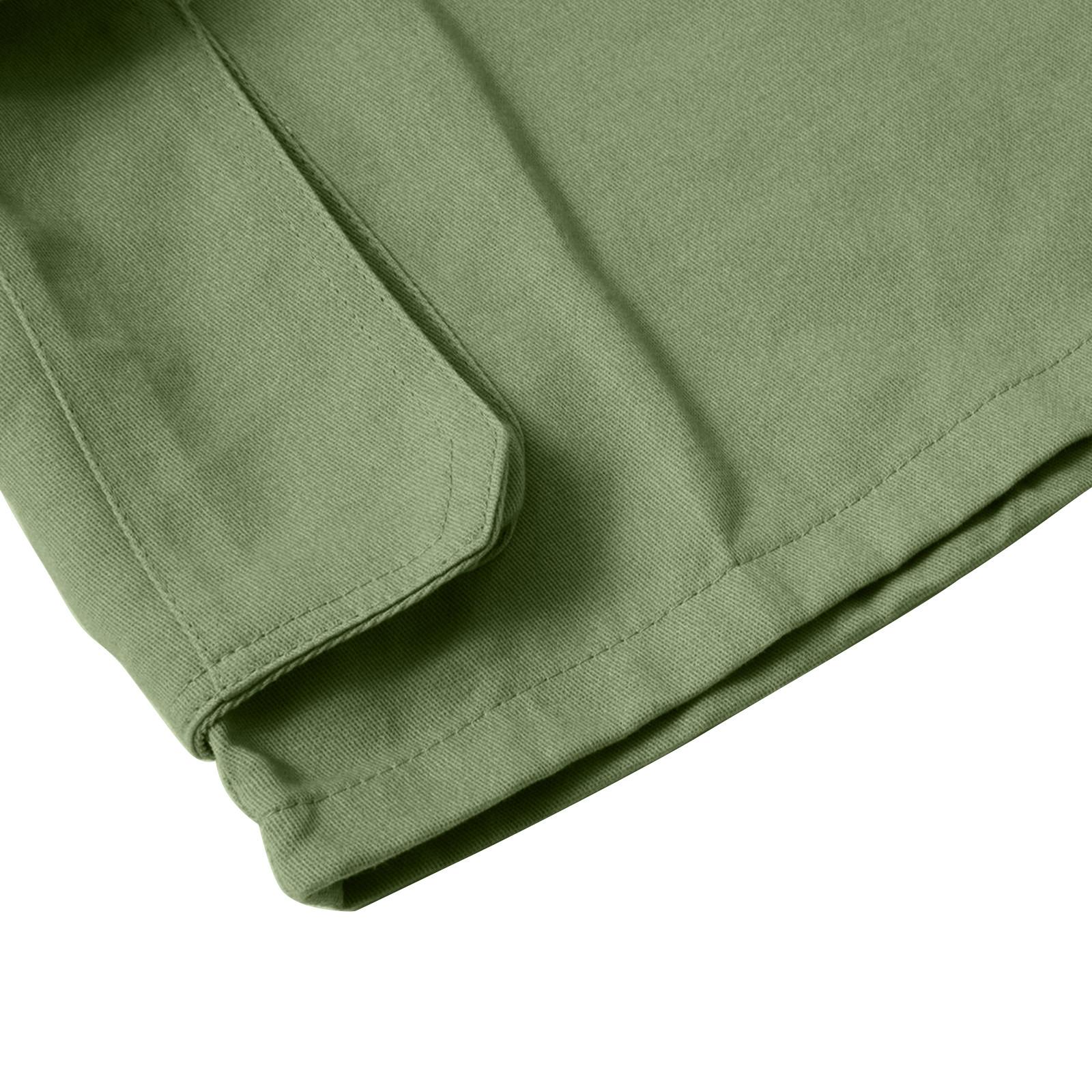 Мужские спортивные хлопковые льняные повседневные свободные шорты Повседневные пижамы — фото 6