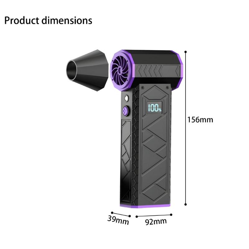 1pc Portable Ergonomic Electric Blower with Rechargeable Battery for Easy Dust Removal Indoor Outdoor