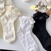 White Lace Trim Lolita Princess Mid-Calf Socks