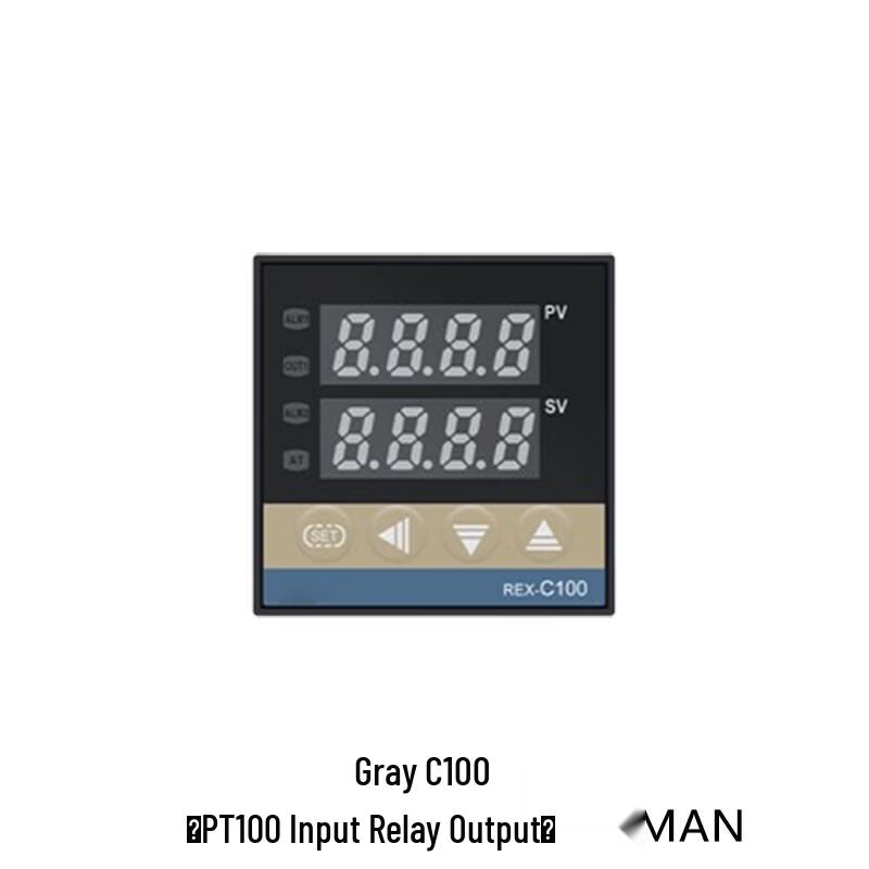 Цифровой терморегулятор Yixiu REX-C100 серый