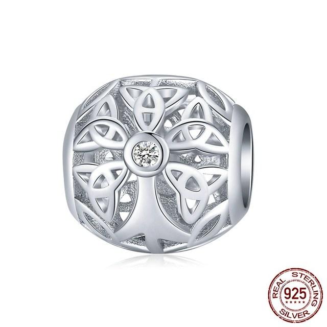 Fit Europe Bracelet Original 925 Sterling Silver Cactus Pineapple Flower Beads S925 Pink CZ Cherry Blossom Charms Diy Jewelry