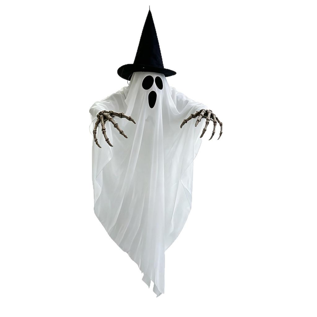 Halloween Geist Skelett leuchtender Hexenhut Outdoor Dekoration für Spukhaus Display