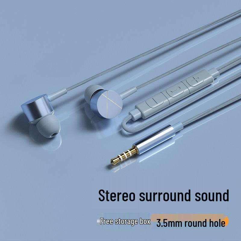 2026 New Model Type-C Wired In-Ear Earphones - High-Fidelity Digital Sound with K Song Compatibility and Flat Port Design