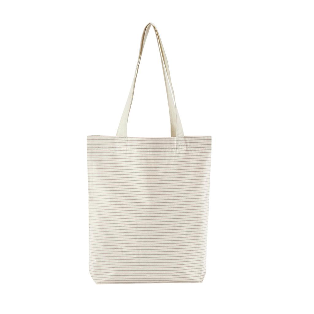 Westford Mill Striped Organic Cotton Tote Bag