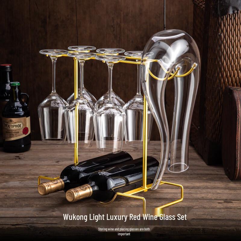 Youluo Handmade Crystal Wine Glass & Decanter Set