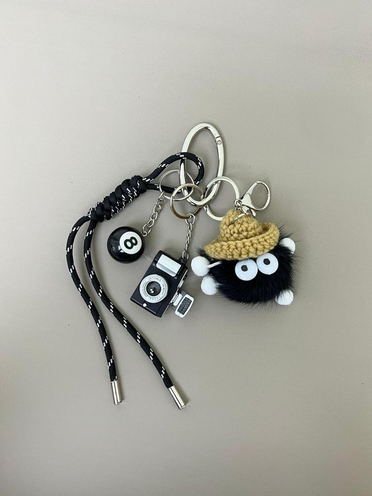 Miu Dachshund Cartoon Keychain: Trendy DIY Personalized Rope Charm Pendant