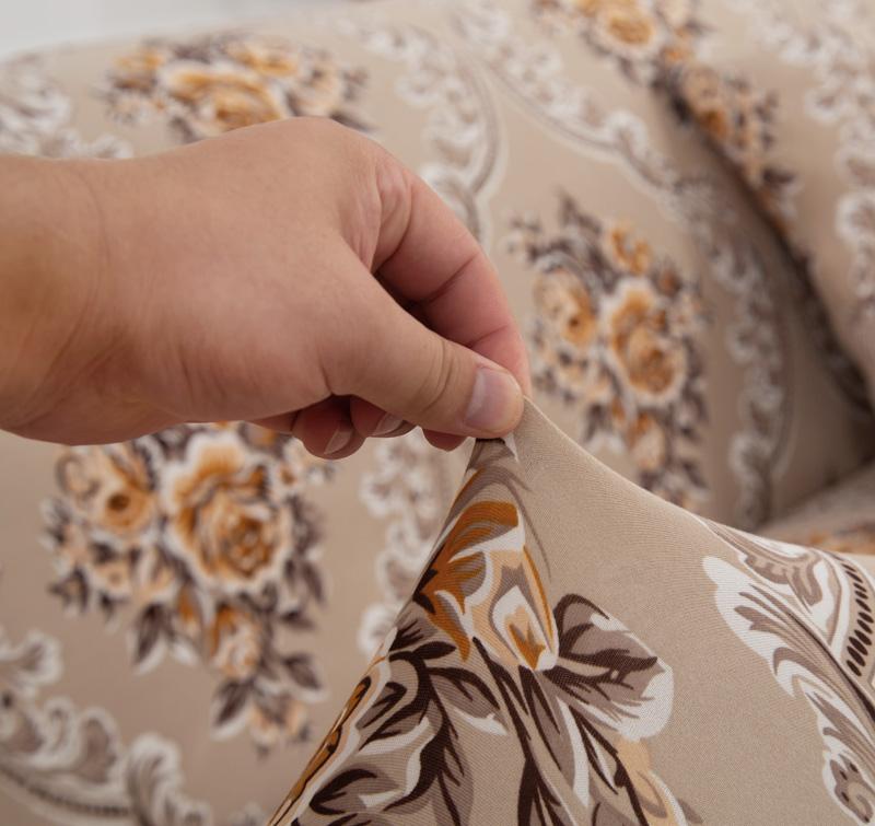 Tištěný potah na pohovku Elastický Prachotěsný a nemačkavý Dekorace Univerzální pro víceosobové pohovky