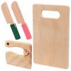 3 Stück Holz Kinder Messer Set Holz Kinder Messer zum Kochen Kinder Sicheres Kni