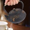 Plum Blossom Design Cast Iron Kettle Iron Iron Teapot Durable Tea Kettle  Tea Lovers