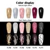 5ml Reflective Glitter Liner Nail Gel Polish Gold Silver Red Sparkling Nail Supplies UV/LED Varnish Painting Gel