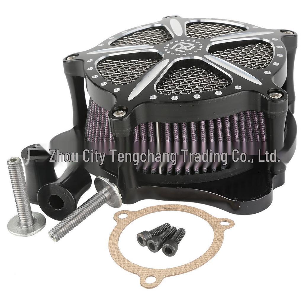 Large Air Filter for Harley FLHR Motorcycle Modifications (2014-2016)