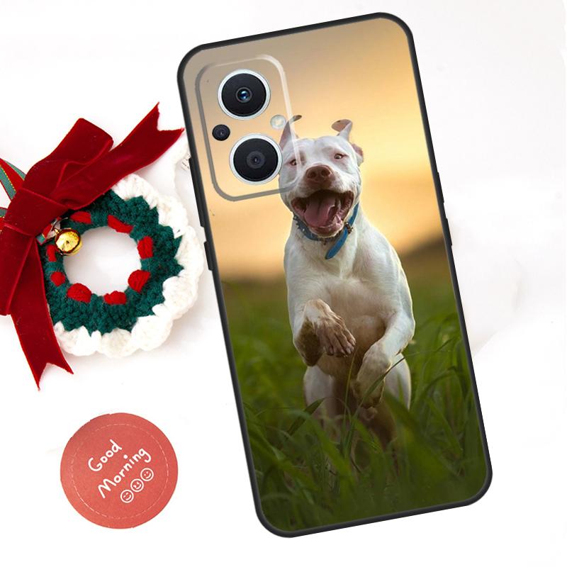 

Cute Pit Bull Dog Pitbull Case For OPPO Reno 8T 4Z 5Z 11F 10 11 Pro 5 6 7 8 Lite OPPO Find X2 X3 X6 Pro X5 Lite Cover OPPO Find X6 Pro