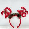 Sequin Headband Decorative Glitter Headbands New Year Headbands Plastic 2026 Headbands For New Year Celebration Christmas Party