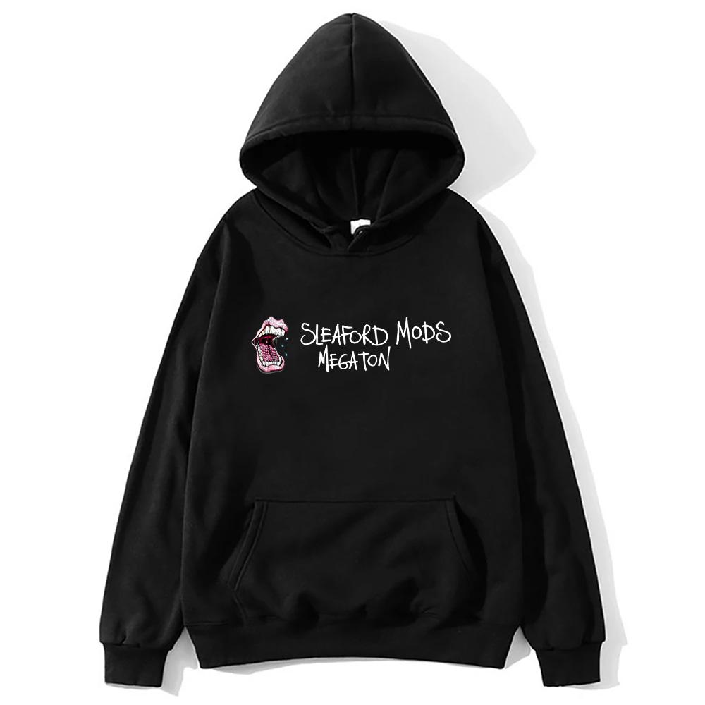 Sleaford Mods Megaton Hoodie Women Men Long Sleeve Hoody Fall High Street Oversize Streetwear Unique Aesthetic Creative