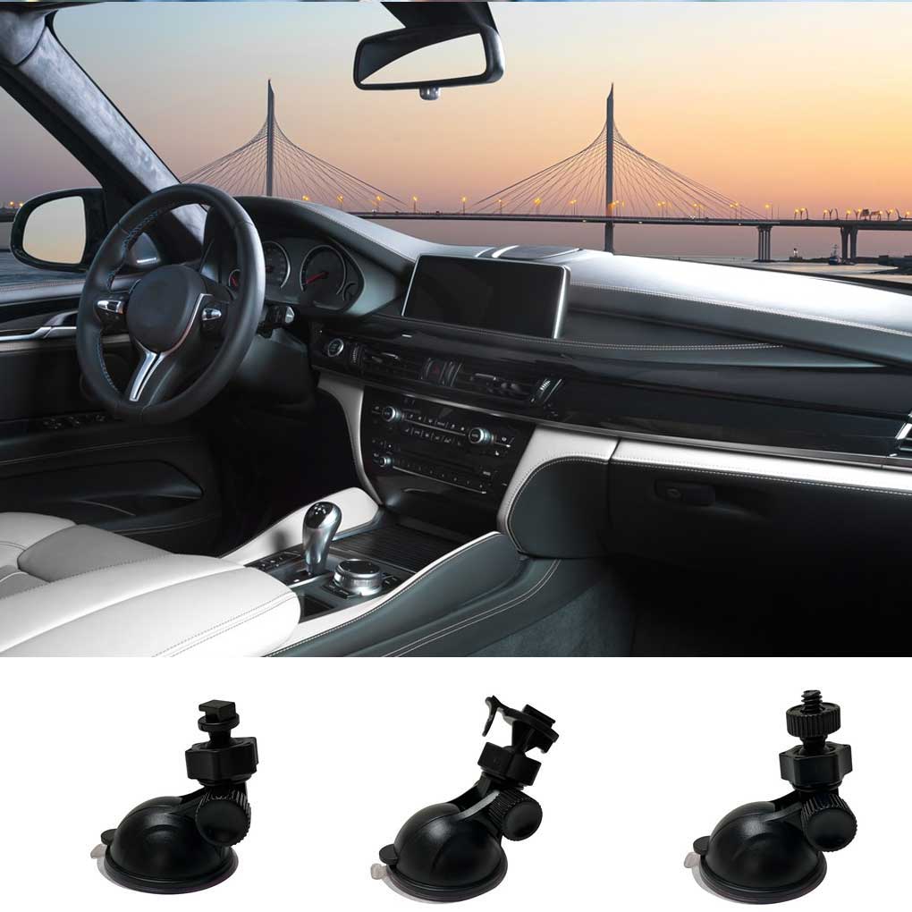 Holder Suction Cup Mount 45mm Adjustable Holders Compact Long-Lasting Rack Mounts Smooth Automobile Data Recorder