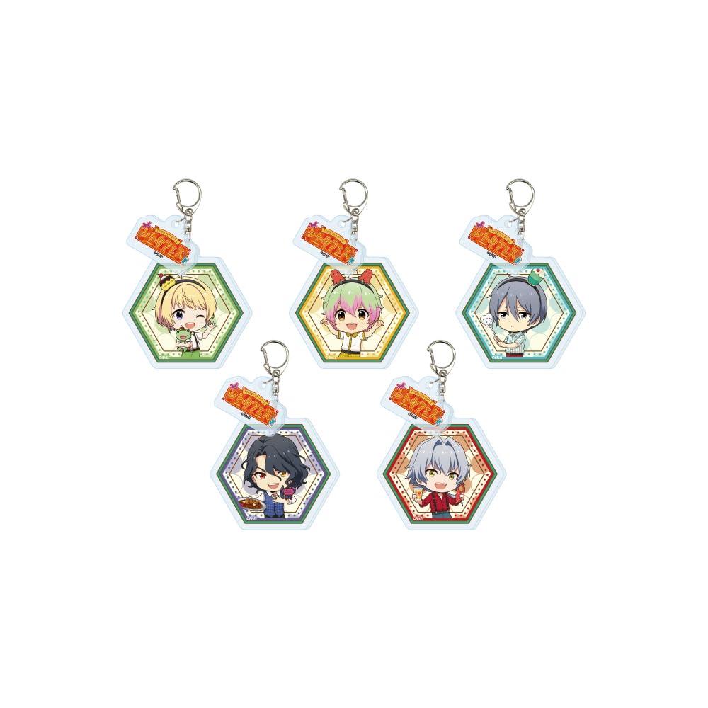 

Series x Seibuen Amusement Park Retro Fest 04 The Idolmaster SideM Acrylic Keychain Complete Set with Box of 5 The Idolmaster Parts,