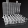 Praktische 24 Grids Fach Kunststoff Lagerung Box Schmuck Ohrring Perle Schraube Halter Fall Display Organizer Container