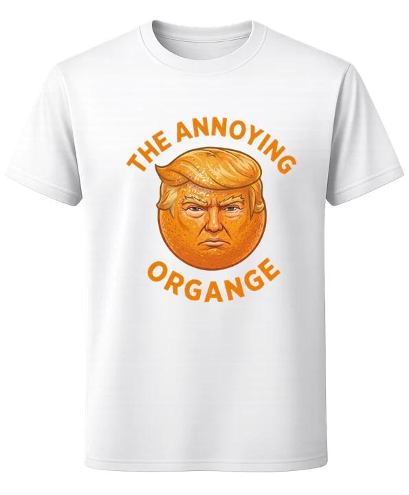 The Annoying Orange T-Shirt Political Humour Trump President Parody Graphic Tee XS