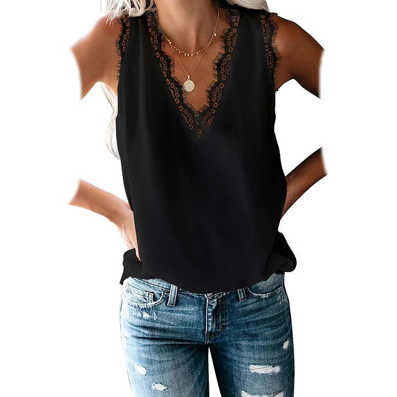 

Летний кружевной жилет без рукавов с камзолом