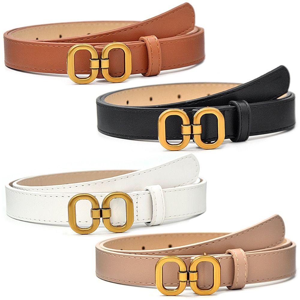 

Metal PU Belt PU Buckle Belt Fashion Waist Strap 4