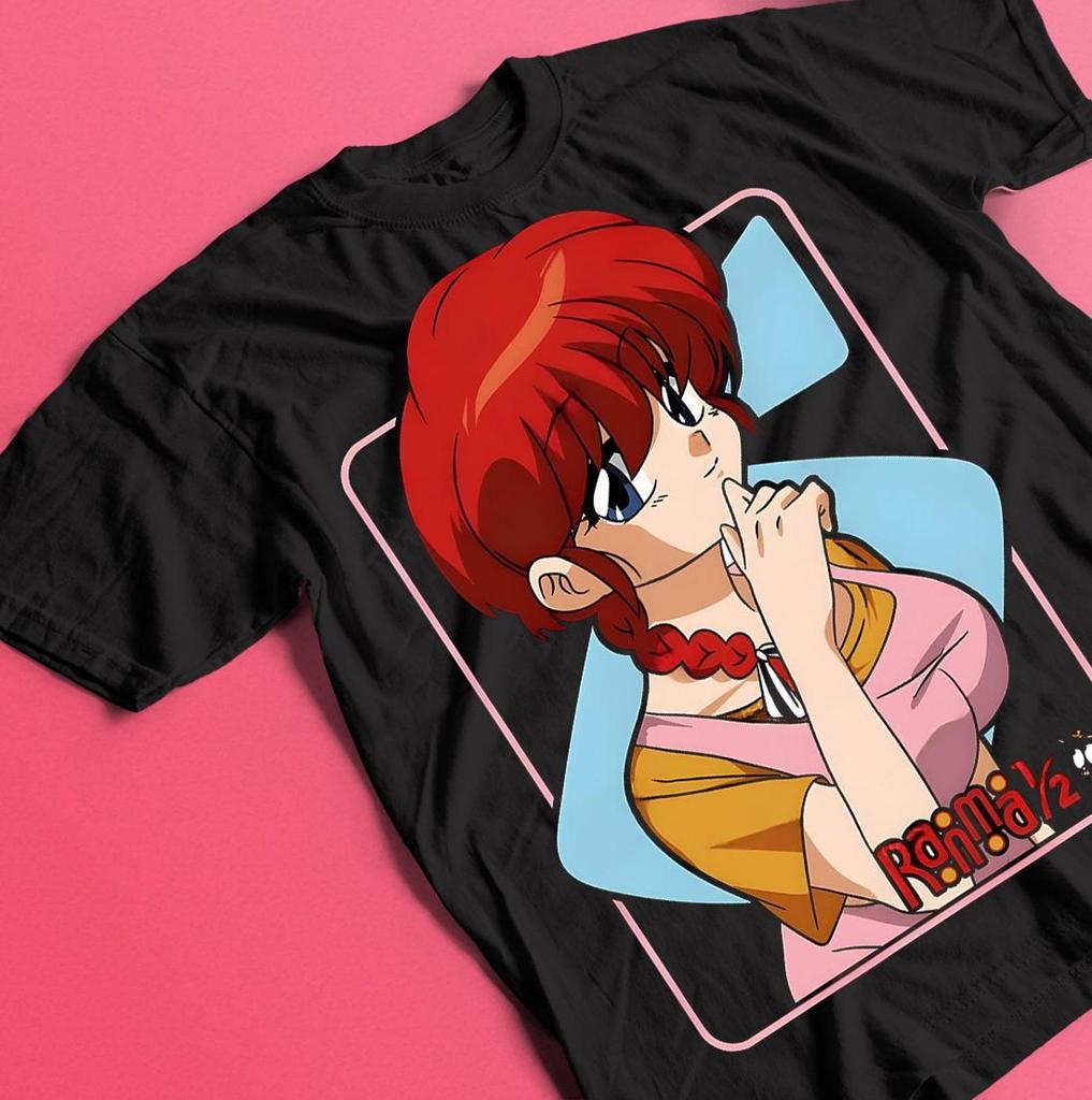 Unisex Ranma Saotome Anime T-Shirt, Genma Panda Manga Shirt